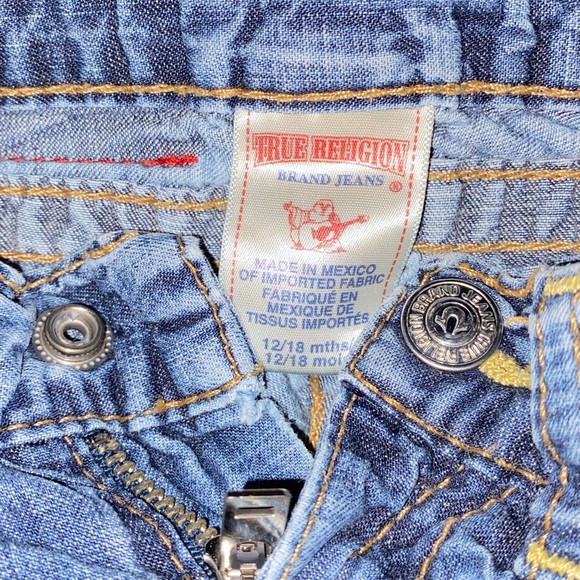 True Religion Vintage 12-18months jeans 90's Y2K - Picture 6 of 8